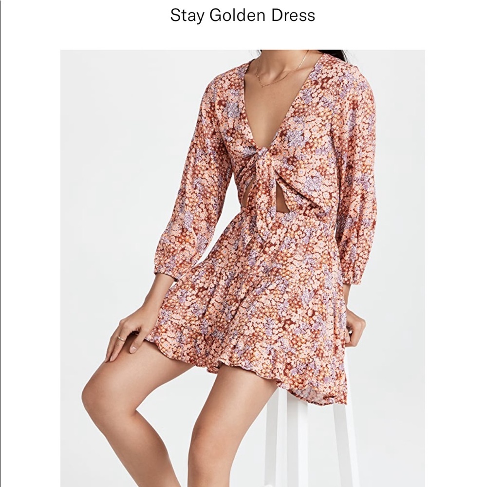 L*space Stay Golden dress - Lily of the Valley